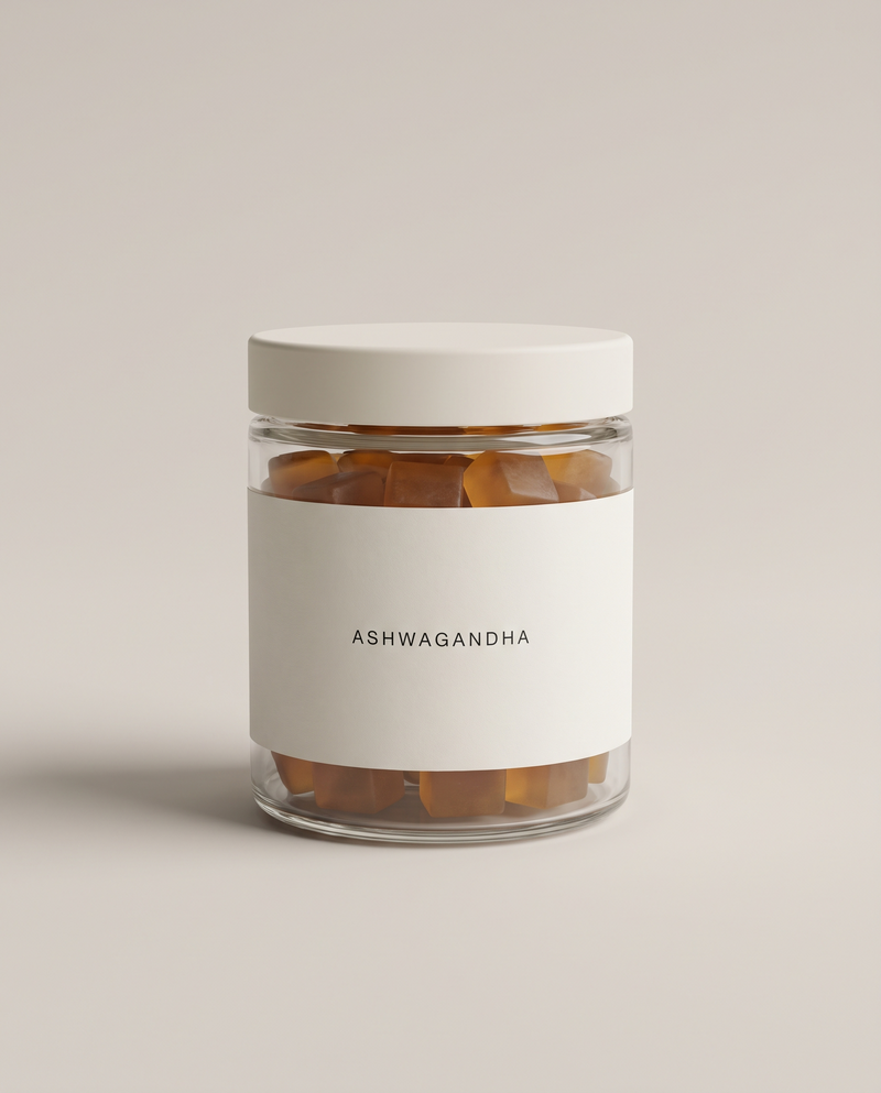 Ashwagandha-gummyt purkissa