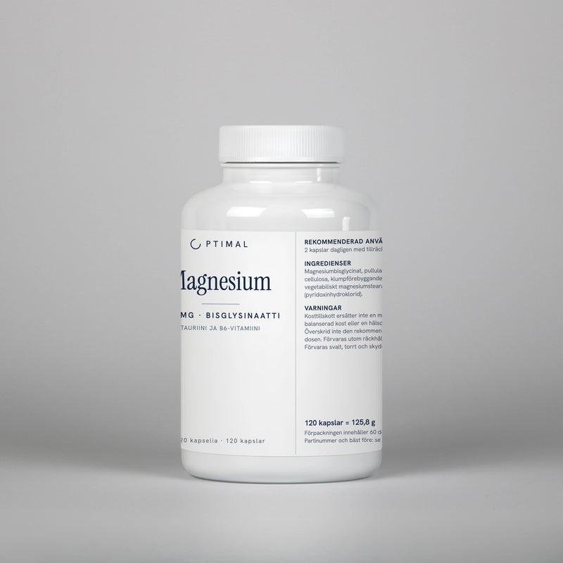 Magnesiumbisglysinaatti – 120 kapselia