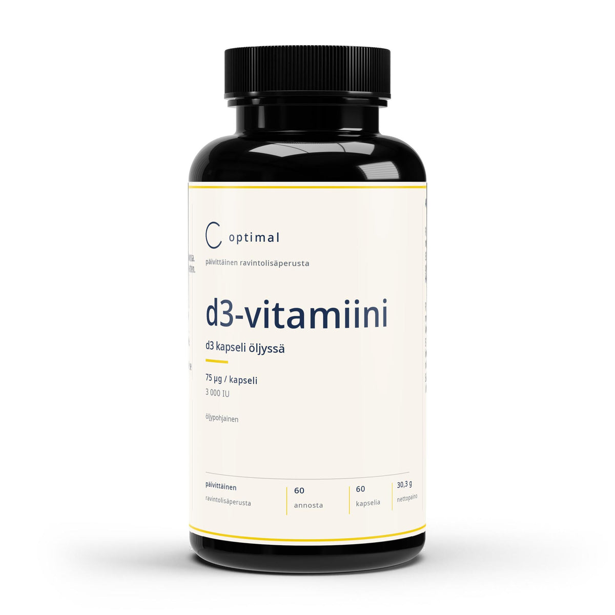 D3-vitamiini – 60 kapselia
