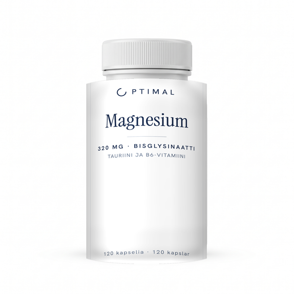 Magnesiumbisglysinaatti – 120 kapselia