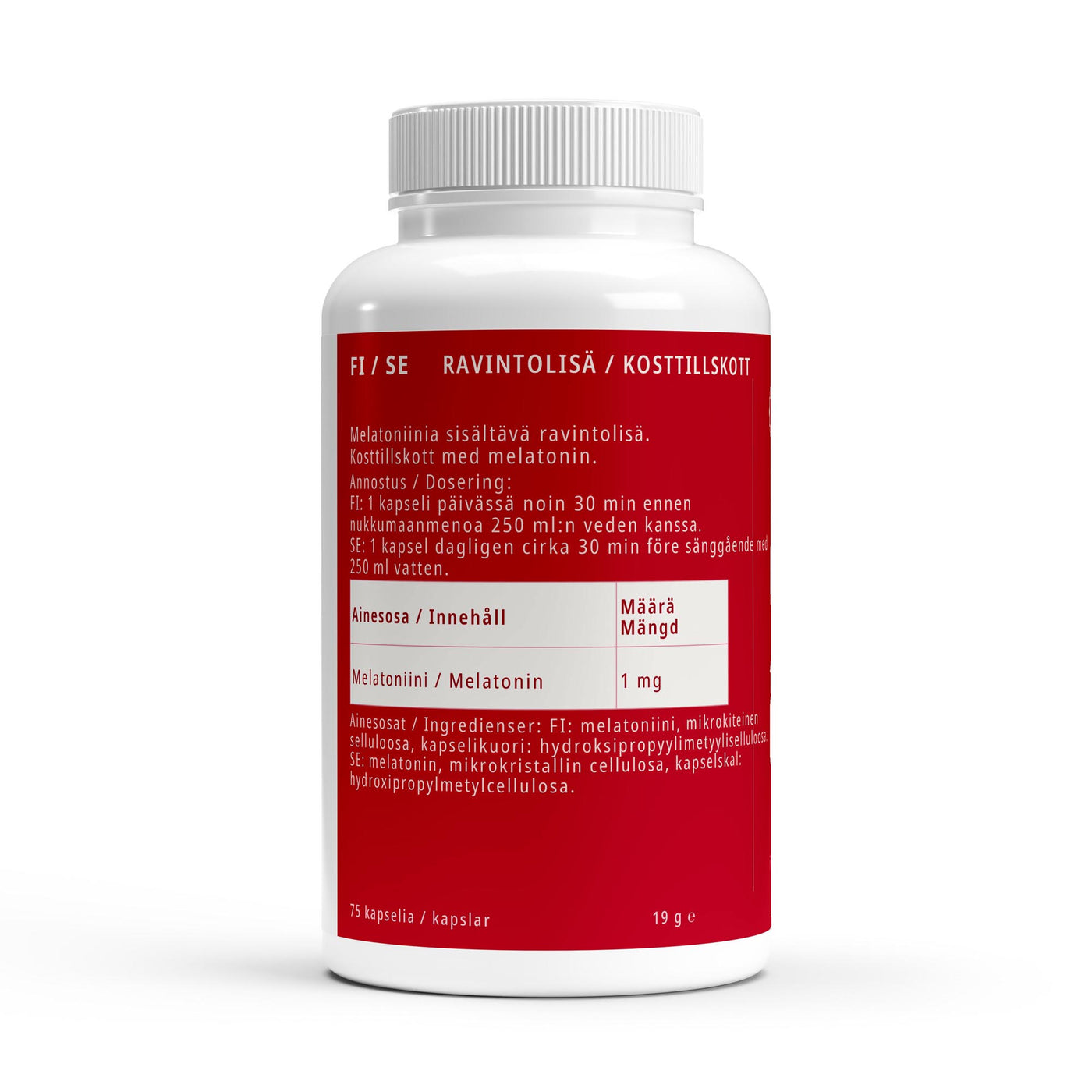 Melatoniini – 75 kapselia