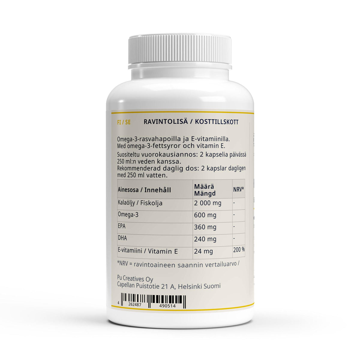 OPTIMAL omega-3, ainesosat