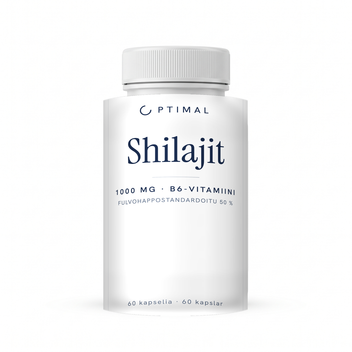 Optimal Shilajit + B6-vitamiini, 60 kapselia